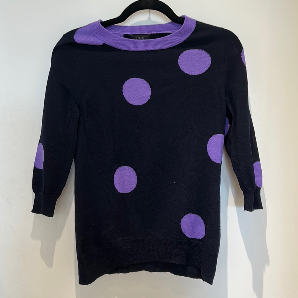 J. Crew merino wool tippi sweater, 3/4 sleeve, Size S